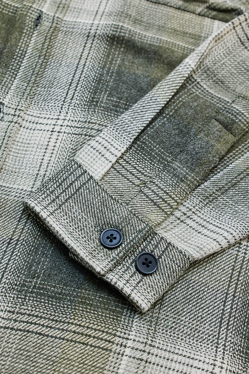 Green Double Pocket Flannel Overshirt 8 Green Double Pocket Flannel Overshirt