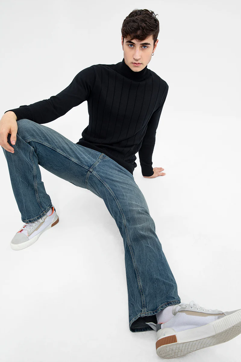 Flare Dusty Blue Bootcut Denim