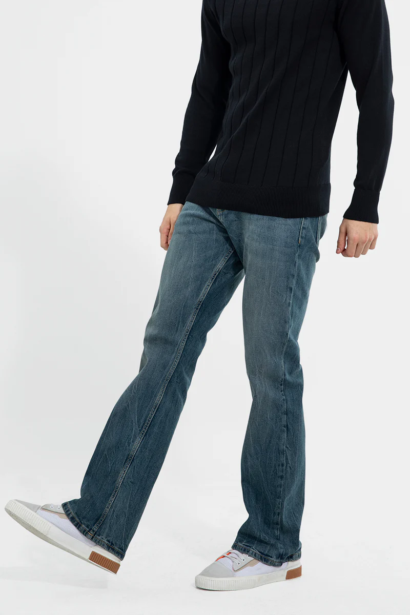 Flare Dusty Blue Bootcut Denim 3 Flare Dusty Blue Bootcut Denim