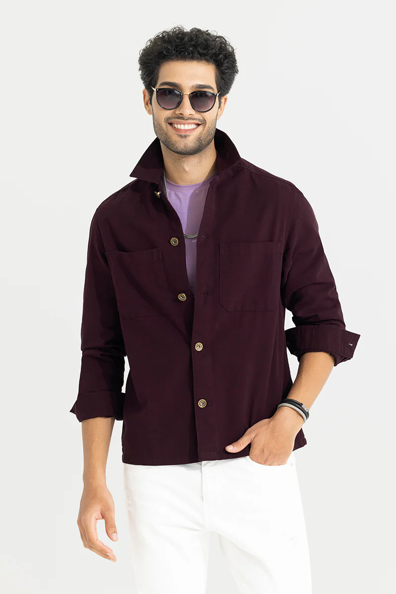 Doublet Maroon Overshirt