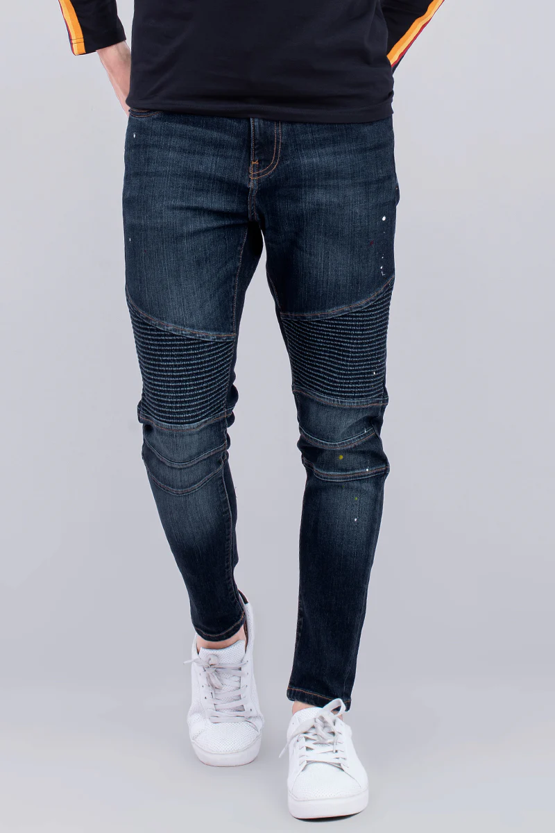 Shadow Biker Denim Jeans