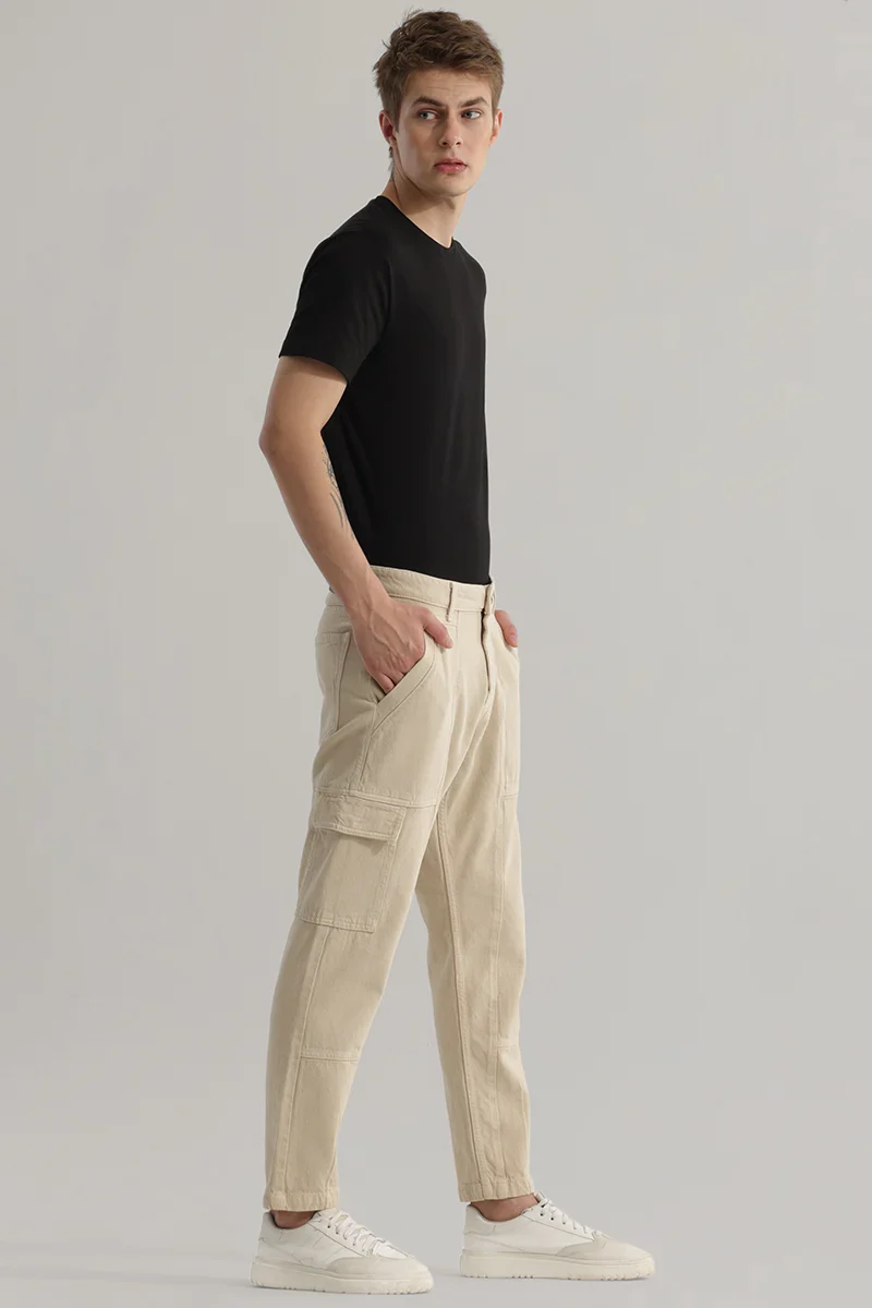 Trendtwill Beige Relaxed Fit Jeans 3 Trendtwill Beige Relaxed Fit Jeans