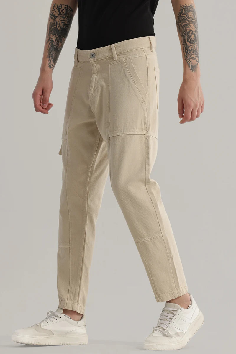 Trendtwill Beige Relaxed Fit Jeans 5 Trendtwill Beige Relaxed Fit Jeans