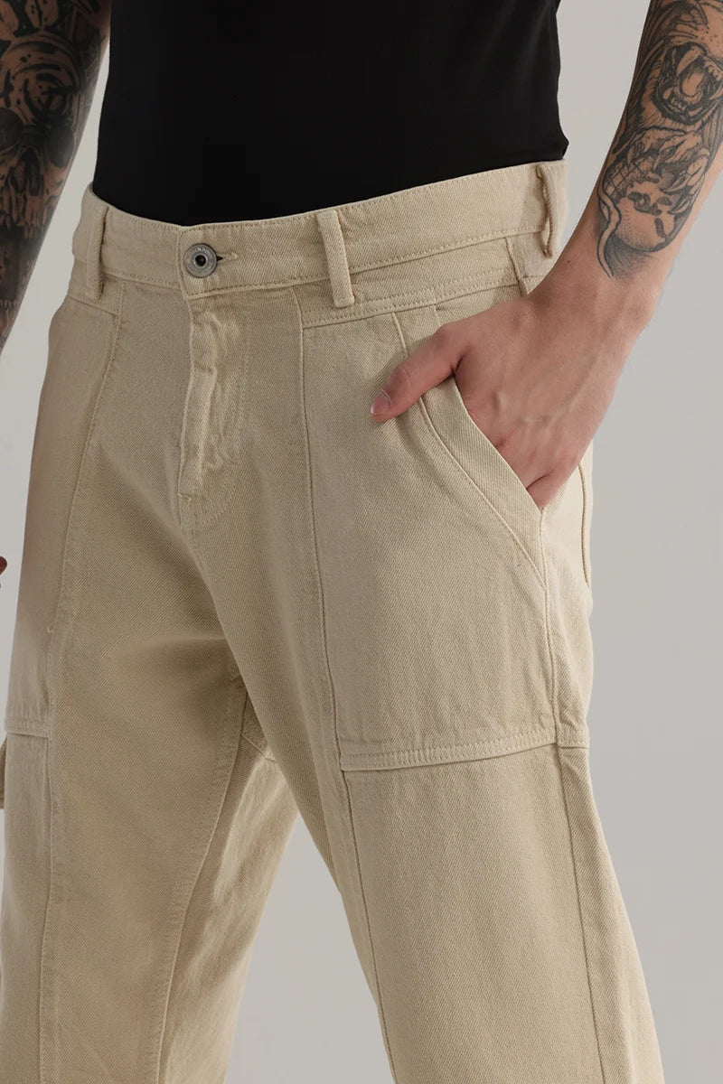 Trendtwill Beige Relaxed Fit Jeans 8 Trendtwill Beige Relaxed Fit Jeans