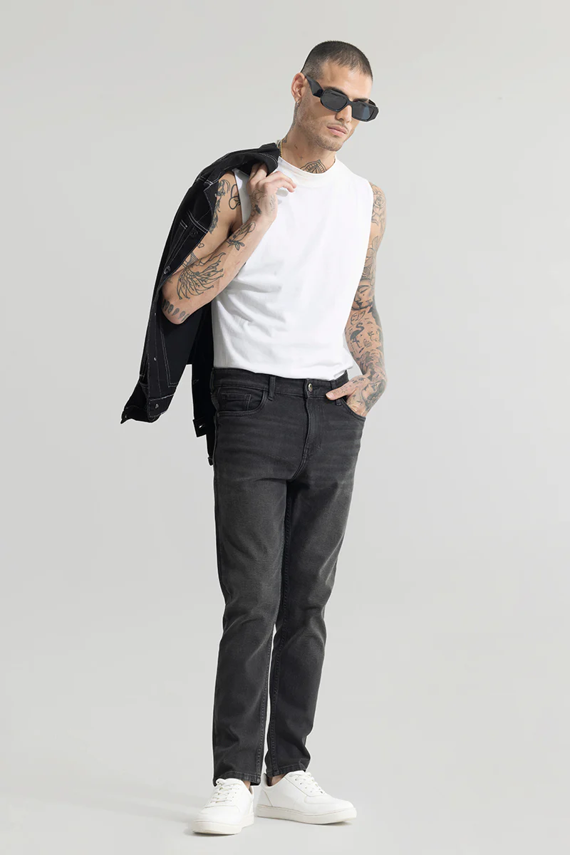 Acrux Stone Black Slim Fit Jeans 4 Acrux Stone Black Slim Fit Jeans