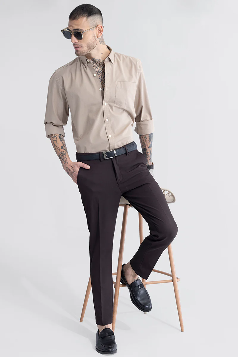 Octane Brown Trousers 3 Octane Brown Trousers