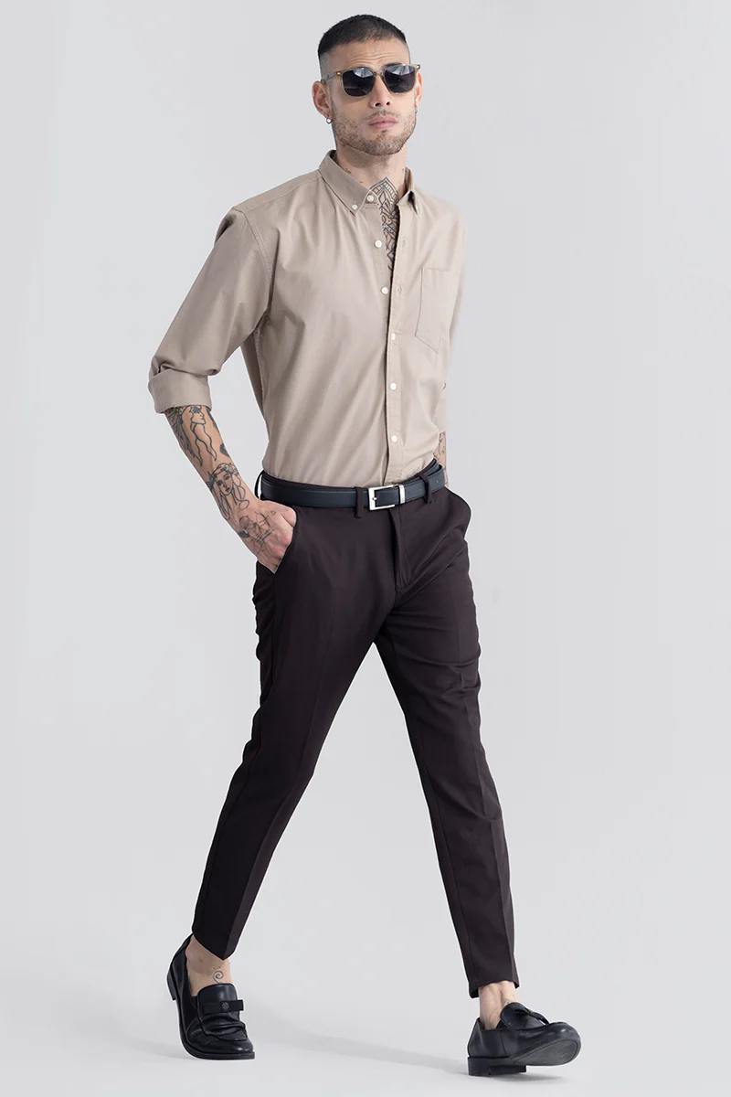 Octane Brown Trousers 4 Octane Brown Trousers