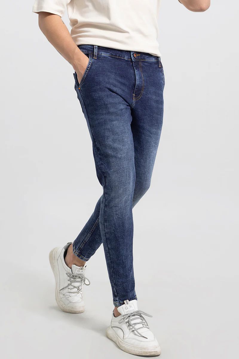 Rex Blue Washed Skinny Jeans 4 Rex Blue Washed Skinny Jeans