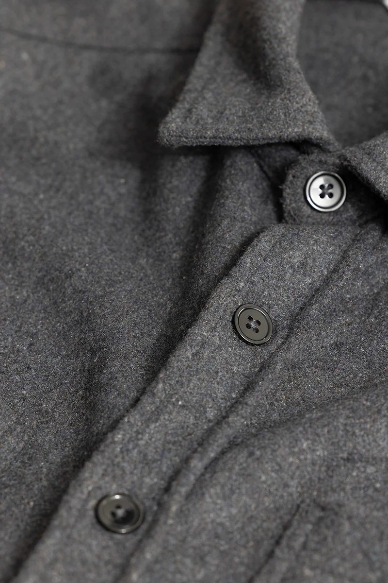 Inferno Anchor Grey Wool Overshirt 2 Inferno Anchor Grey Wool Overshirt