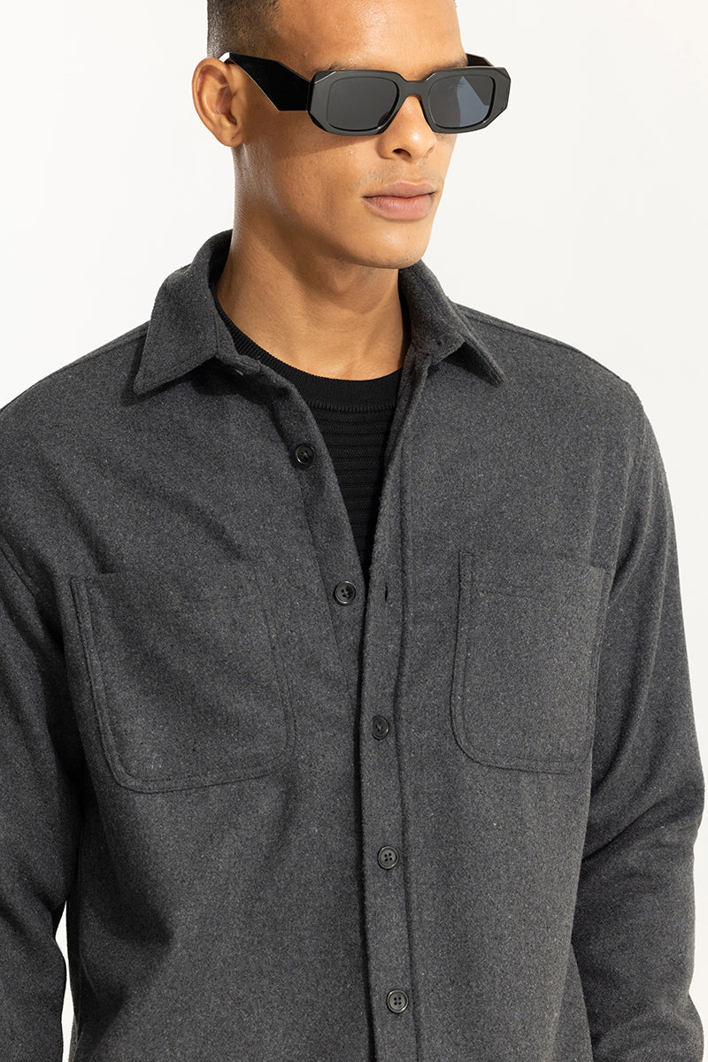 Inferno Anchor Grey Wool Overshirt 5 Inferno Anchor Grey Wool Overshirt