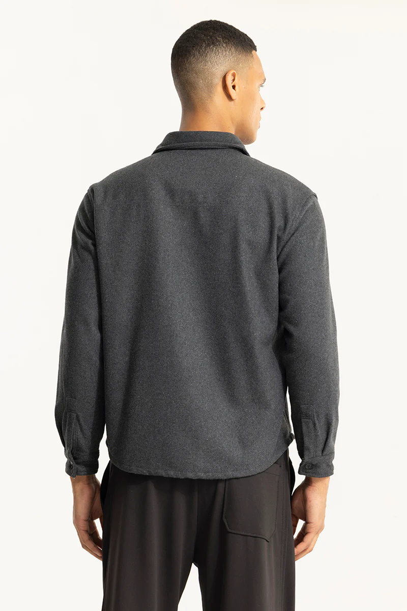 Inferno Anchor Grey Wool Overshirt 7 Inferno Anchor Grey Wool Overshirt