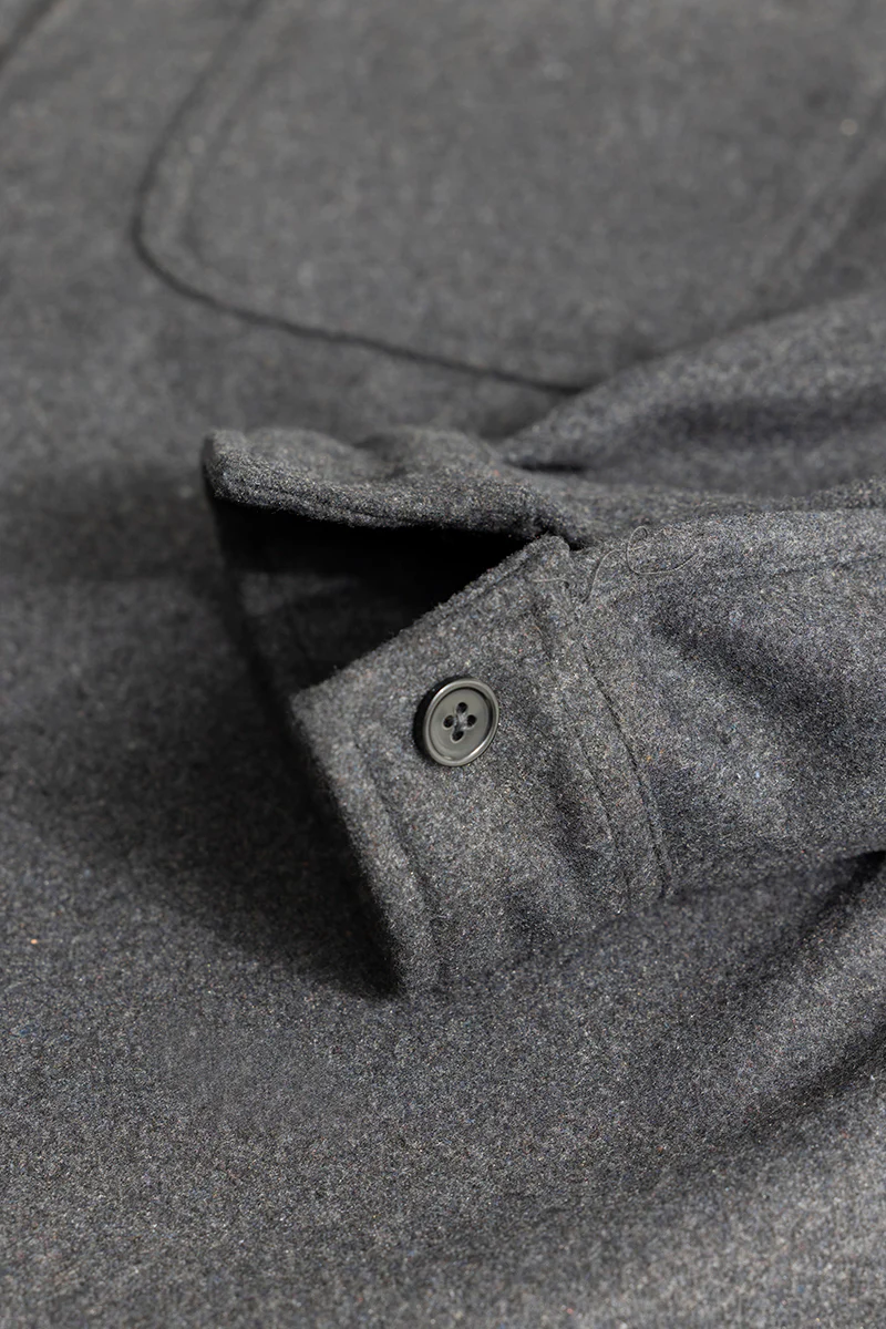 Inferno Anchor Grey Wool Overshirt 8 Inferno Anchor Grey Wool Overshirt