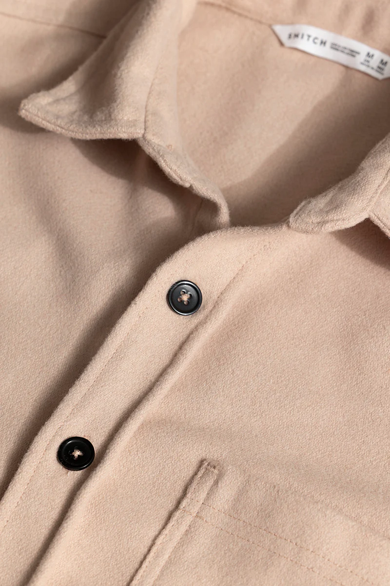 Inferno Cream Wool Overshirt 2 Inferno Cream Wool Overshirt
