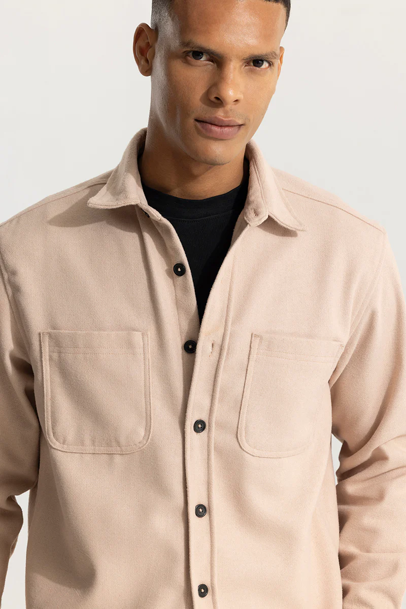 Inferno Cream Wool Overshirt 4 Inferno Cream Wool Overshirt