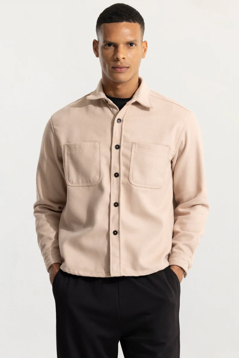 Inferno Cream Wool Overshirt 5 Inferno Cream Wool Overshirt