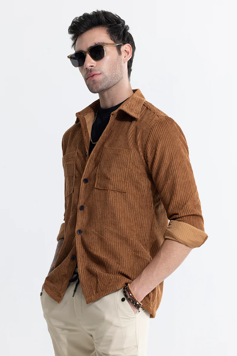 Cordbreaker Brown Corduroy Overshirt 4 Cordbreaker Brown Corduroy Overshirt