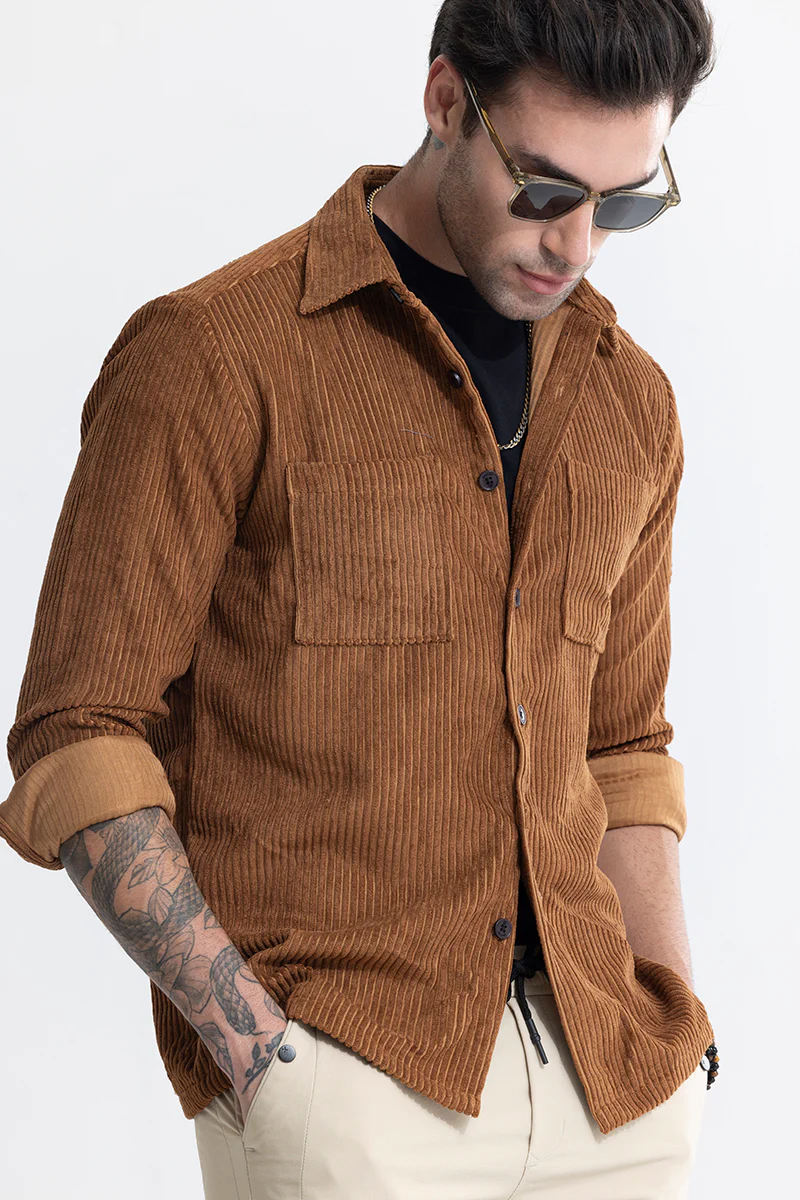Cordbreaker Brown Corduroy Overshirt 5 Cordbreaker Brown Corduroy Overshirt