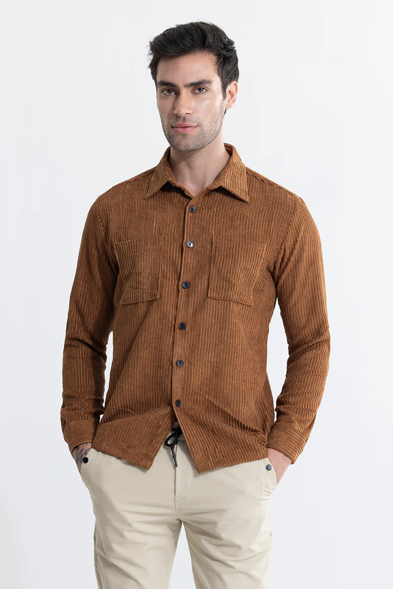Cordbreaker Brown Corduroy Overshirt 6 Cordbreaker Brown Corduroy Overshirt