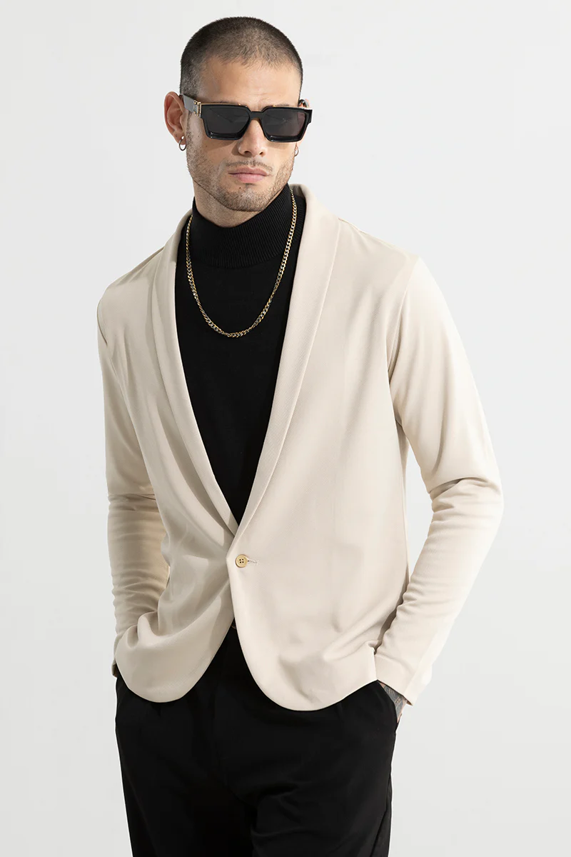 Tensile Beige Light Weight Blazer 5 Tensile Beige Light Weight Blazer