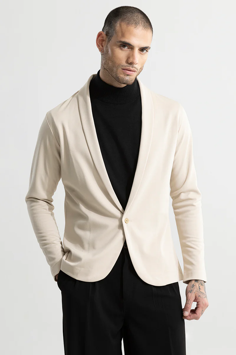 Tensile Beige Light Weight Blazer 6 Tensile Beige Light Weight Blazer