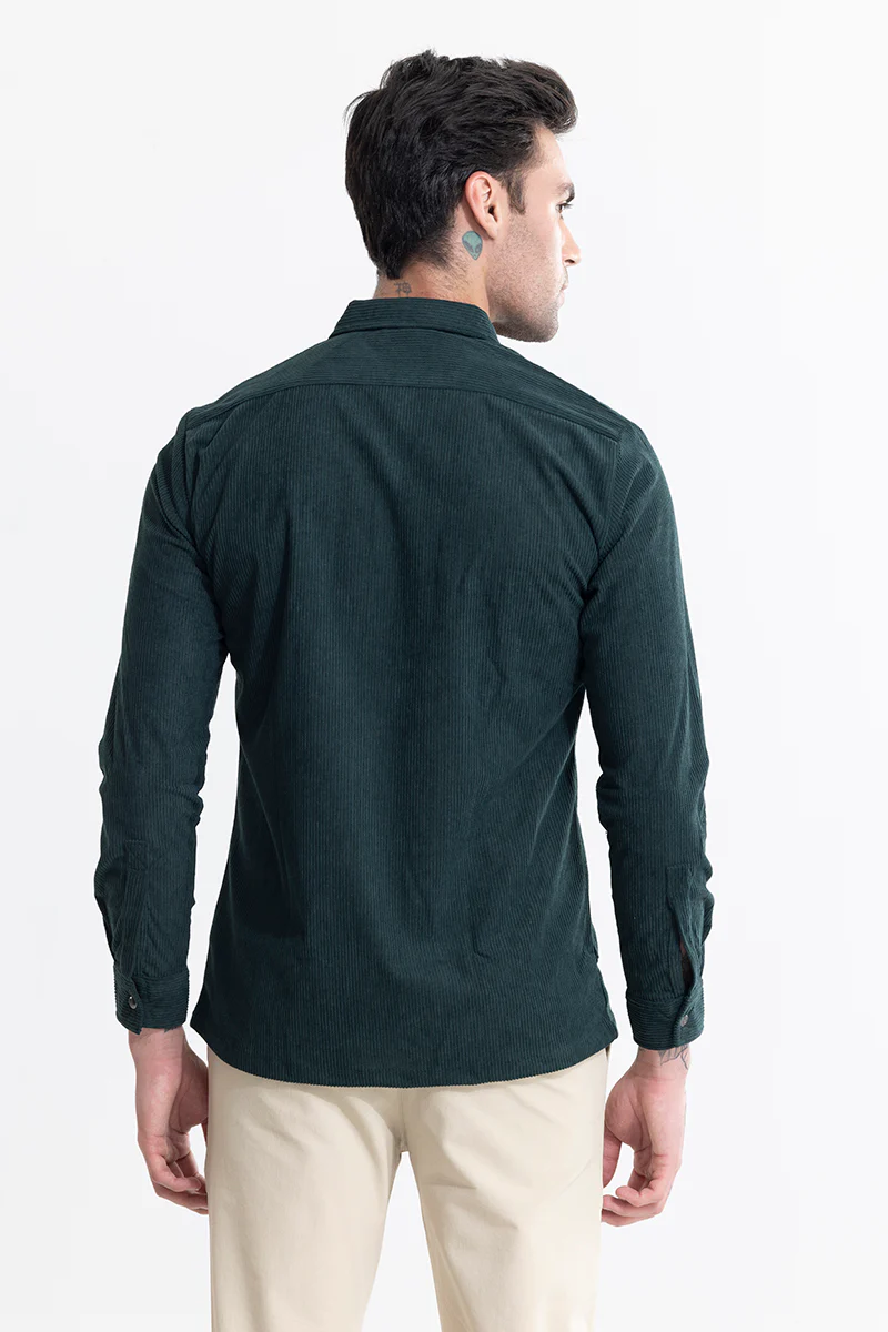 Jezzi Teal Green Corduroy Overshirt 7 Jezzi Teal Green Corduroy Overshirt