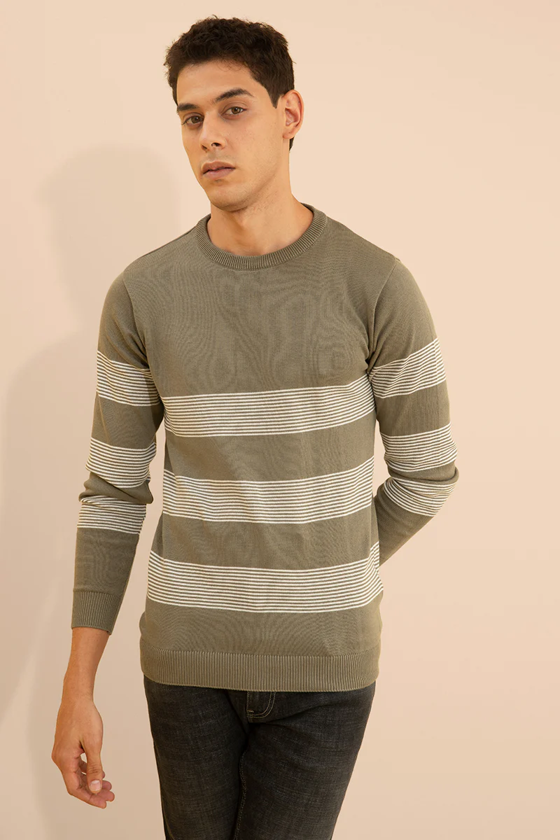Frisky Olive Sweater