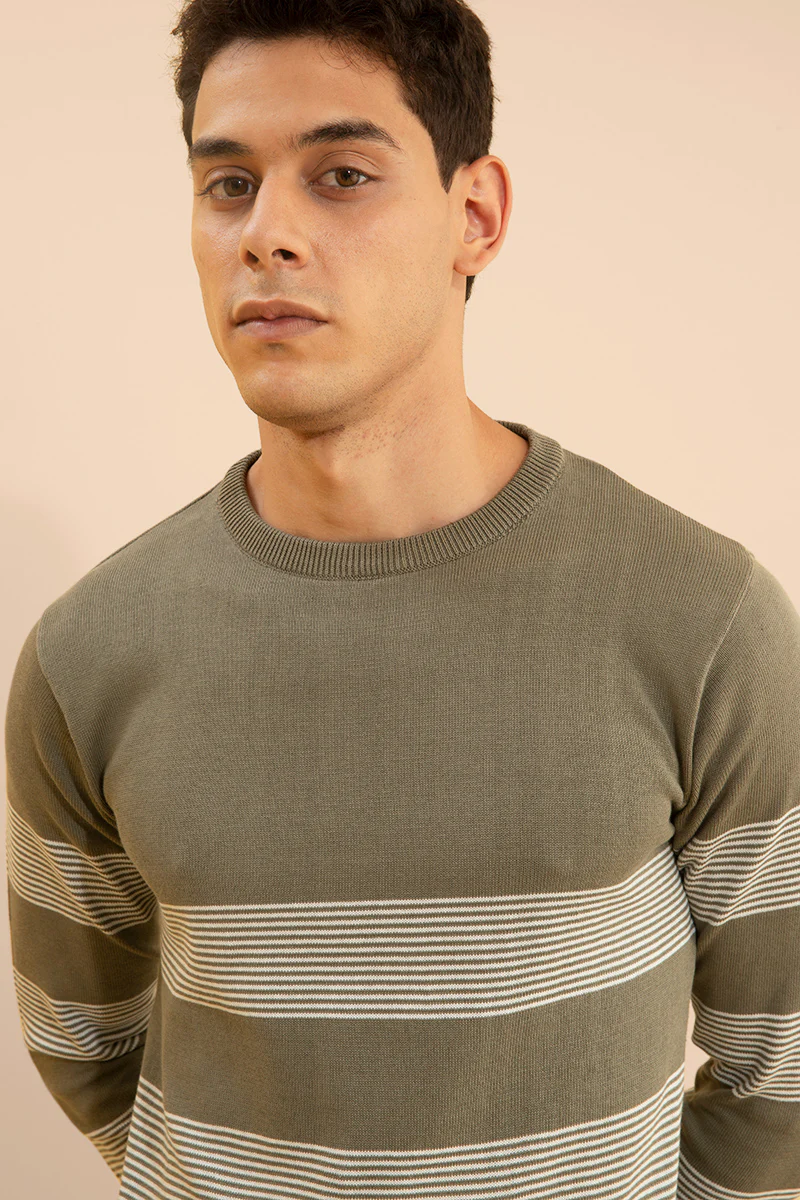 Frisky Olive Sweater