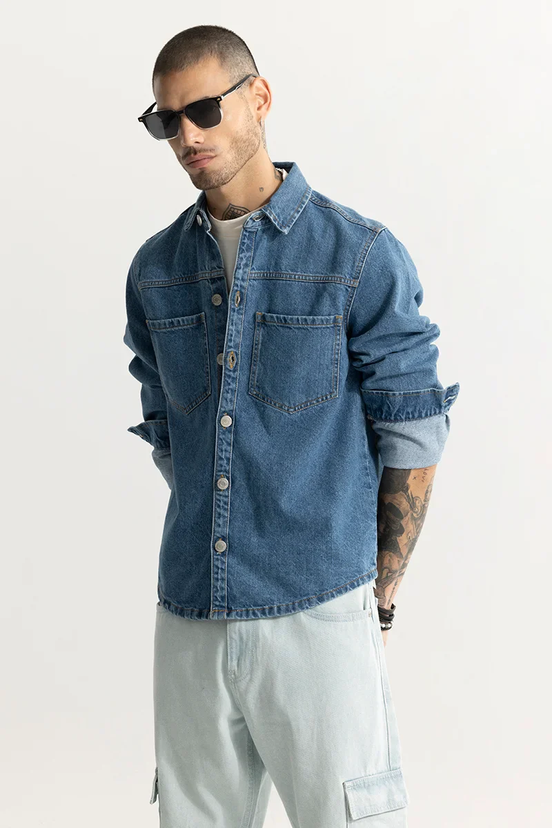 Super Denim Blue Shirt 3 Super Denim Blue Shirt