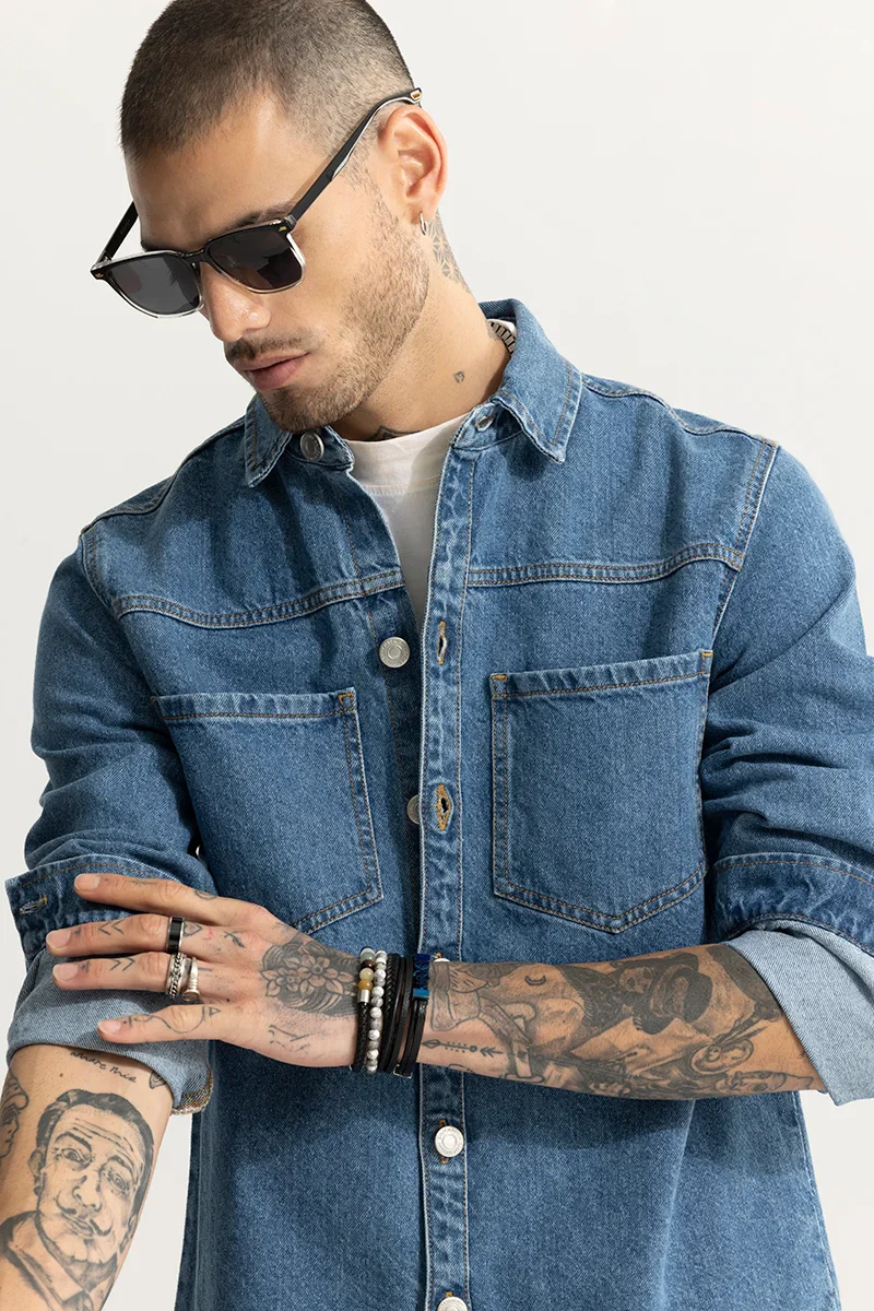 Super Denim Blue Shirt 4 Super Denim Blue Shirt