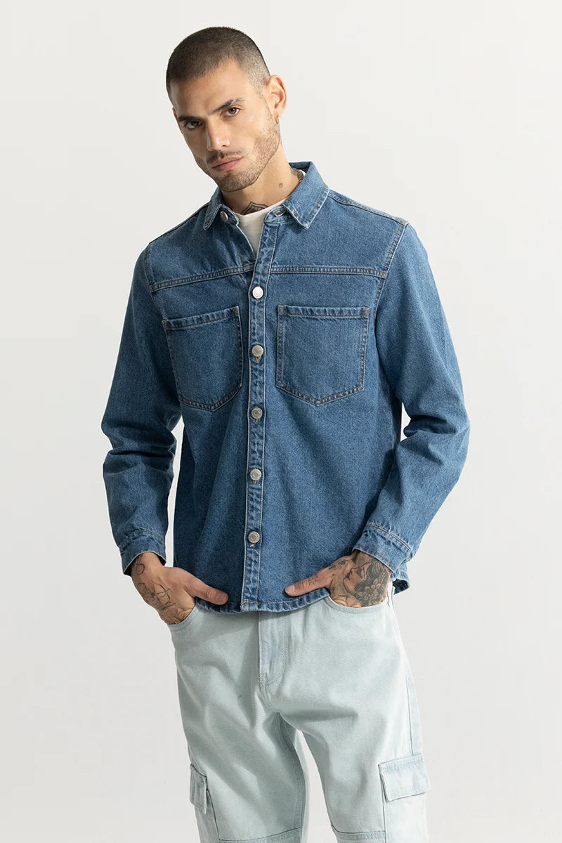 Super Denim Blue Shirt 5 Super Denim Blue Shirt
