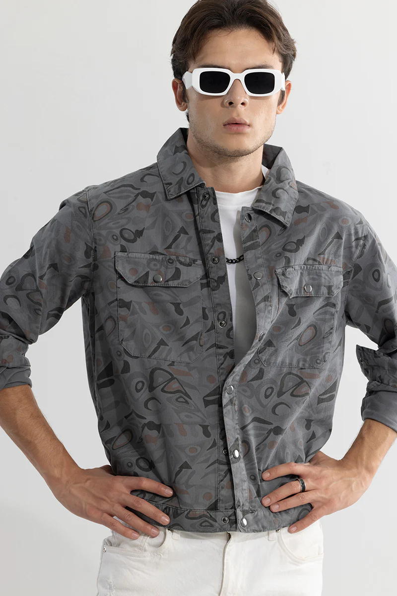 Concept Shape Grey Overshirt 4 Concept Shape Grey Overshirt