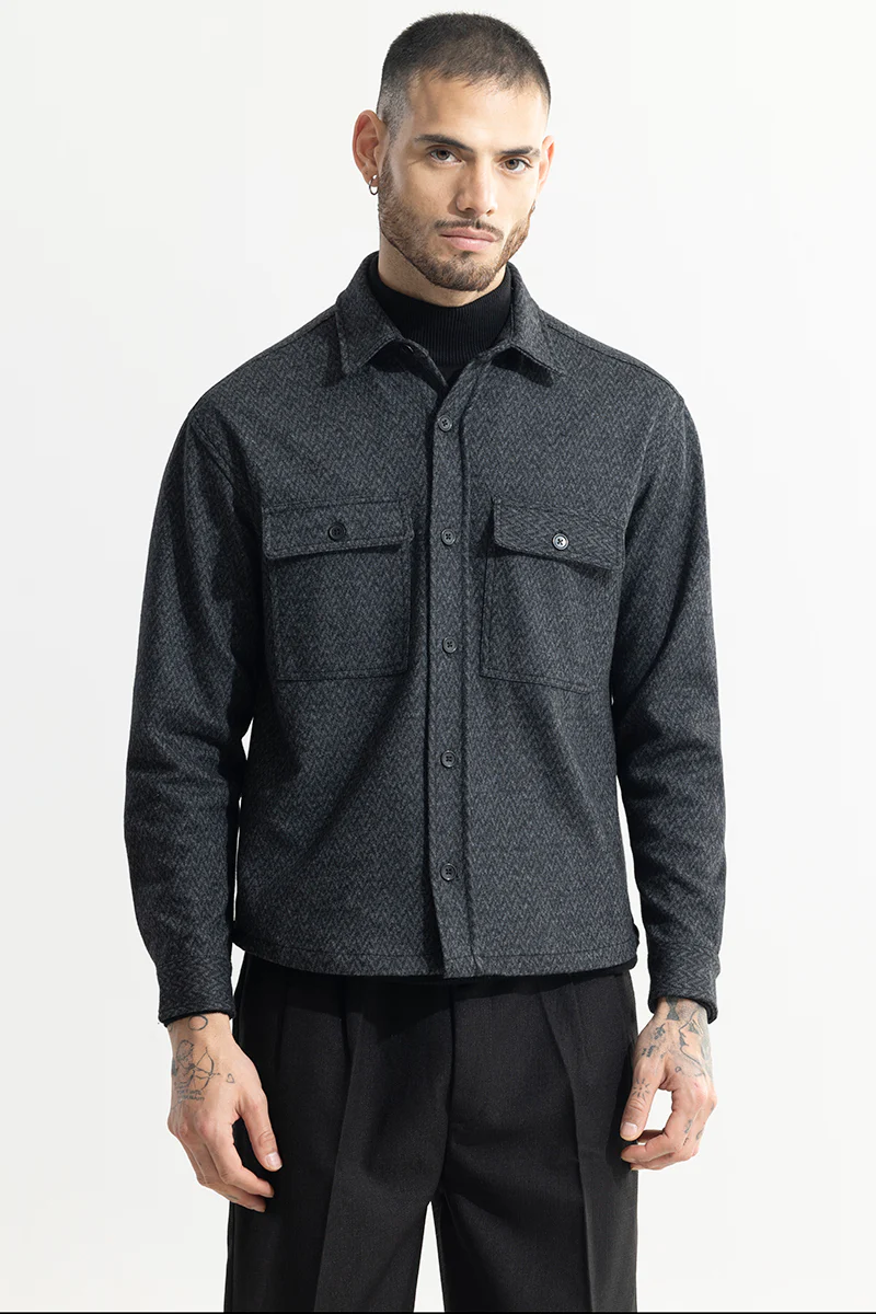 Spoondrift Onyx Grey Overshirt 6 Spoondrift Onyx Grey Overshirt