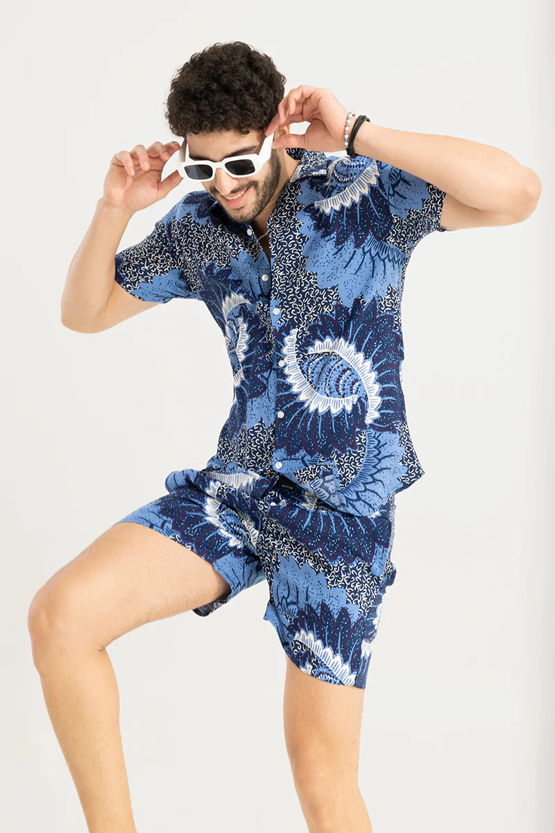 Winger Print Blue Co-Ords 4 Winger Print Blue Co-Ords