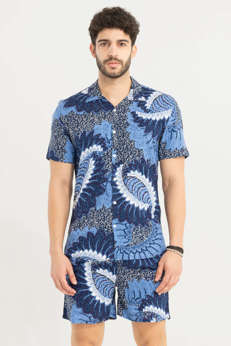 Winger Print Blue Co-Ords 6 Winger Print Blue Co-Ords