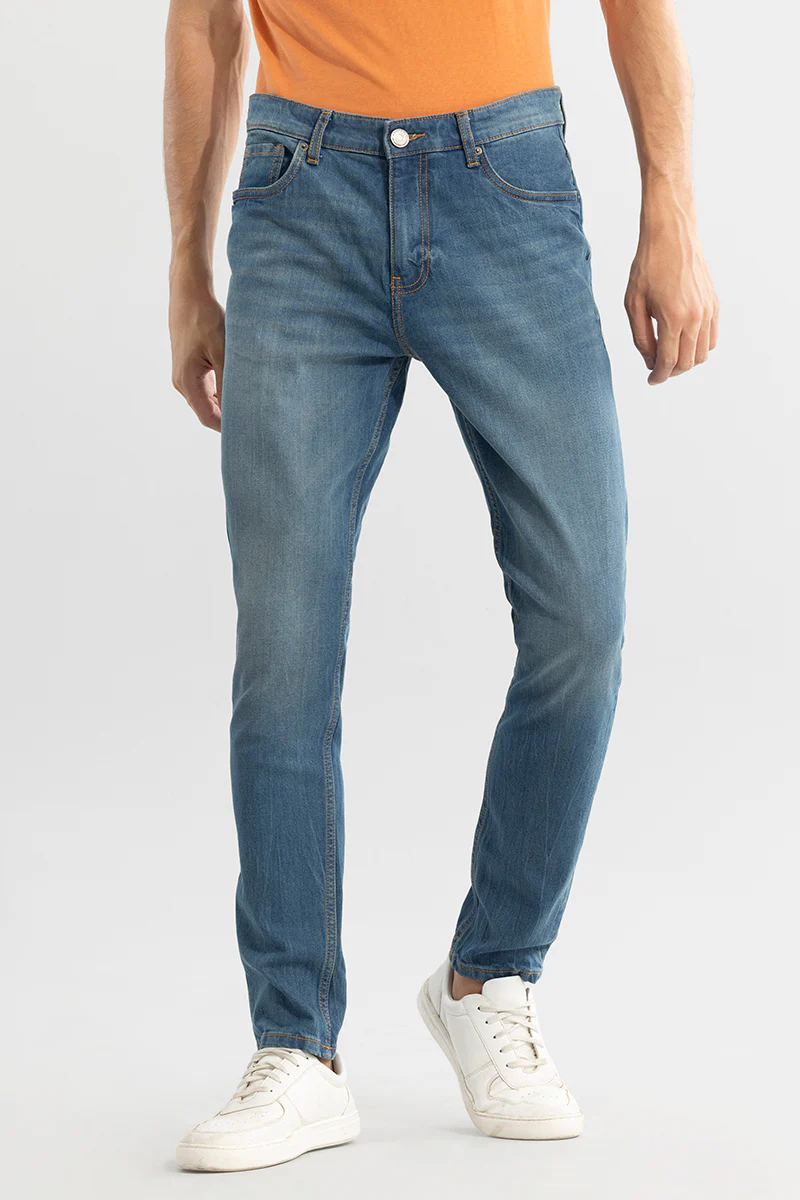 Wispy Ocean Blue Slim Fit Jeans 5 Wispy Ocean Blue Slim Fit Jeans
