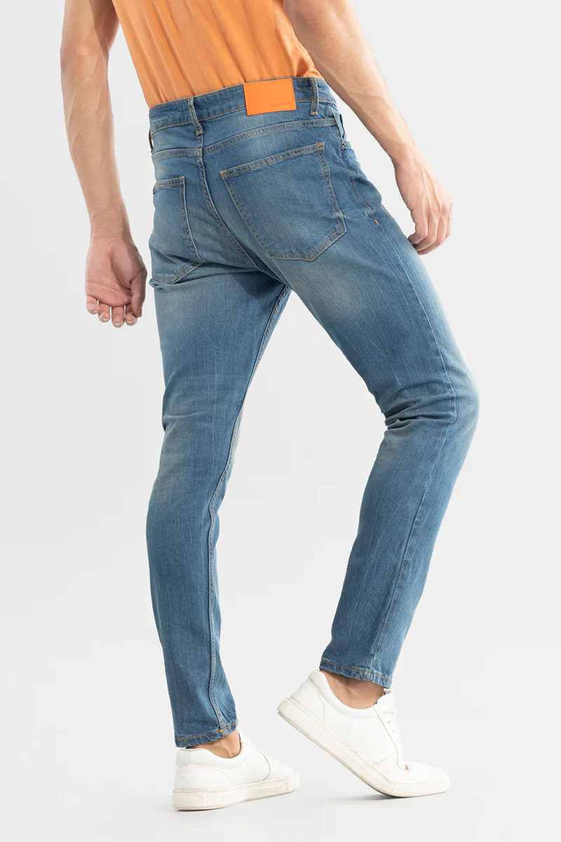 Wispy Ocean Blue Slim Fit Jeans 6 Wispy Ocean Blue Slim Fit Jeans
