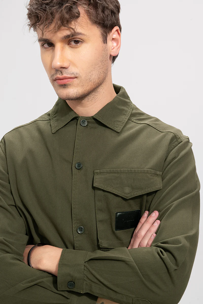 Roxie Olive Overshirt 6 Roxie Olive Overshirt