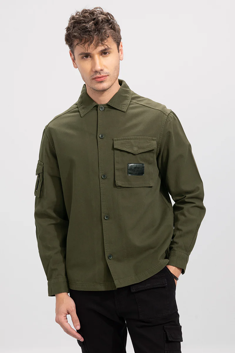 Roxie Olive Overshirt 7 Roxie Olive Overshirt