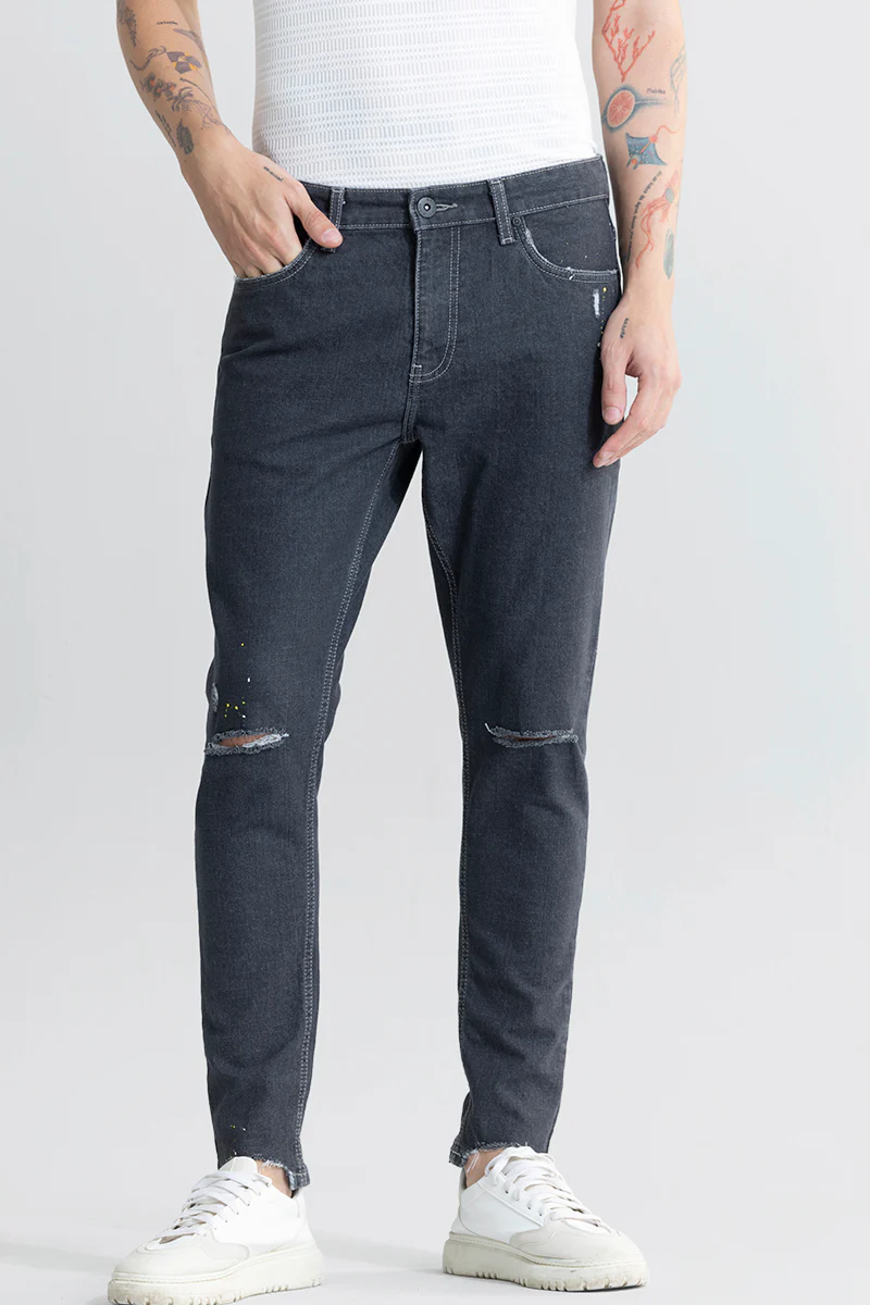 Urban Edge Black Skinny Fit Jeans 6 Urban Edge Black Skinny Fit Jeans