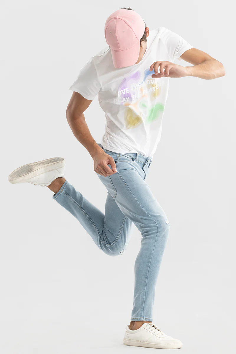 Zeel Ice Blue Skinny Jeans 2 Zeel Ice Blue Skinny Jeans