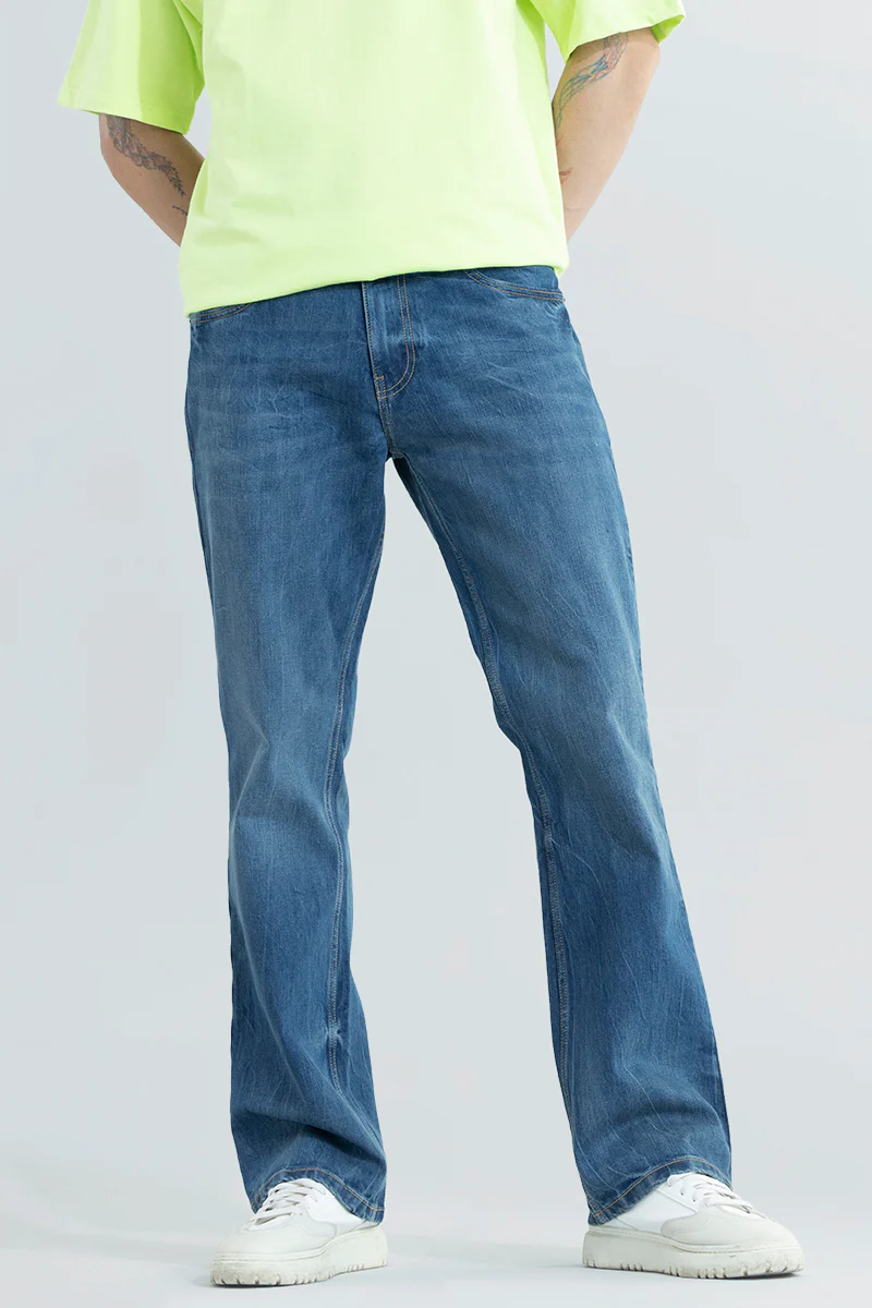 City Slicker Azure Blue Boot Cut Jeans 4 City Slicker Azure Blue Boot Cut Jeans