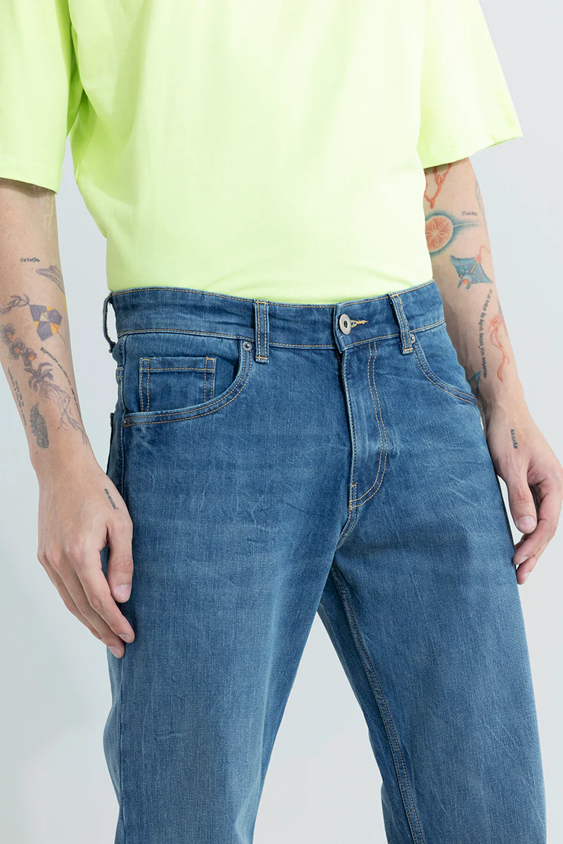 City Slicker Azure Blue Boot Cut Jeans 5 City Slicker Azure Blue Boot Cut Jeans