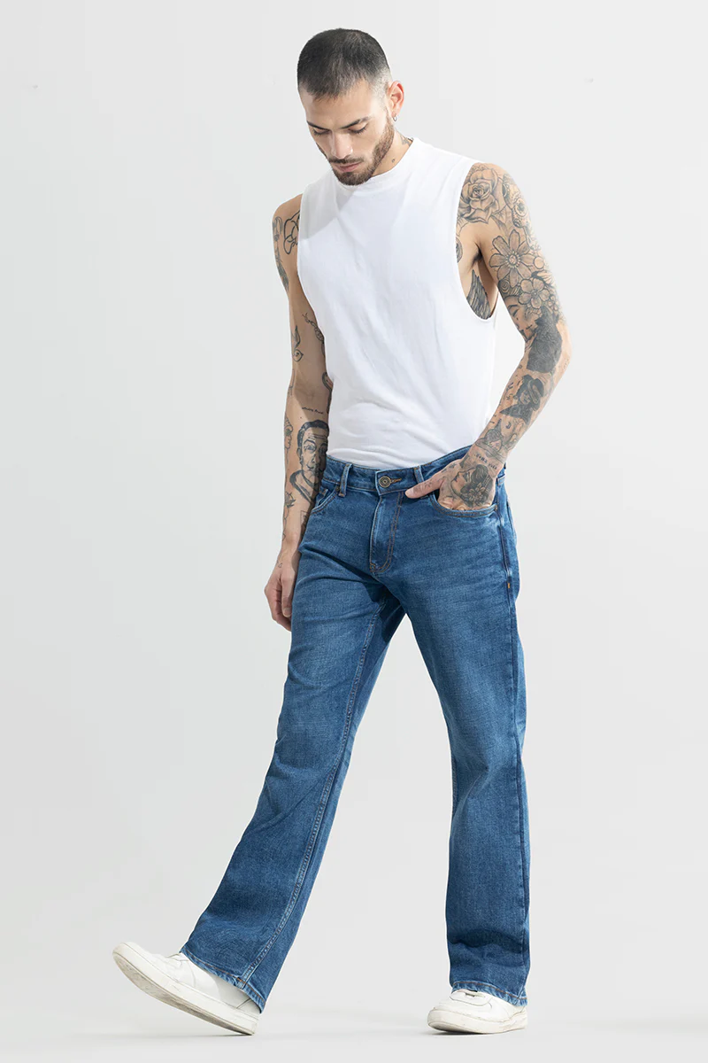Dazzle Blue Bootcut Jeans 2 Dazzle Blue Bootcut Jeans