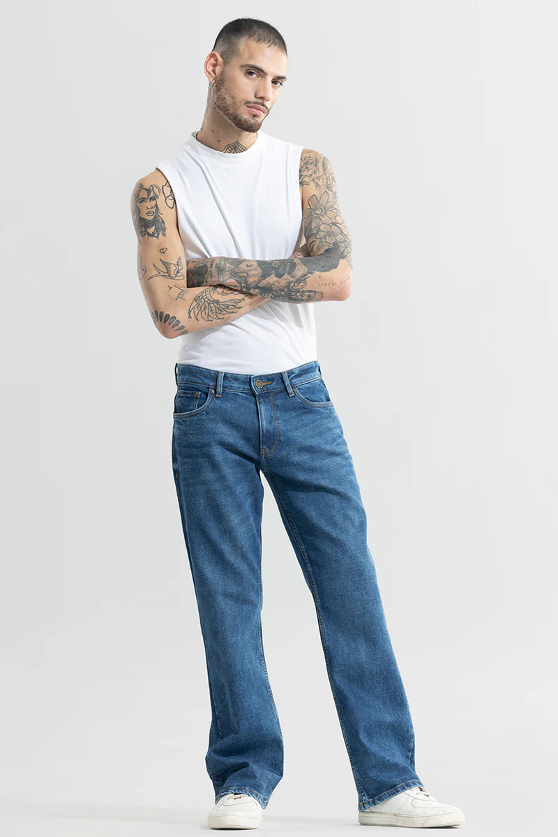 Dazzle Blue Bootcut Jeans 3 Dazzle Blue Bootcut Jeans