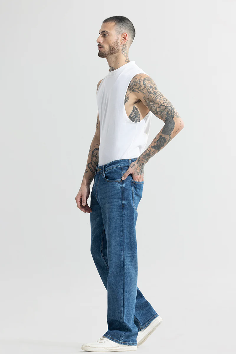 Dazzle Blue Bootcut Jeans 5 Dazzle Blue Bootcut Jeans