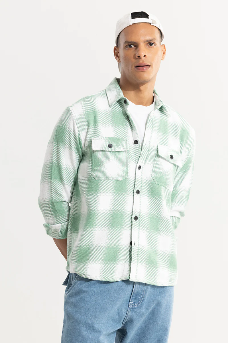 Colossal Checks Green Shirt