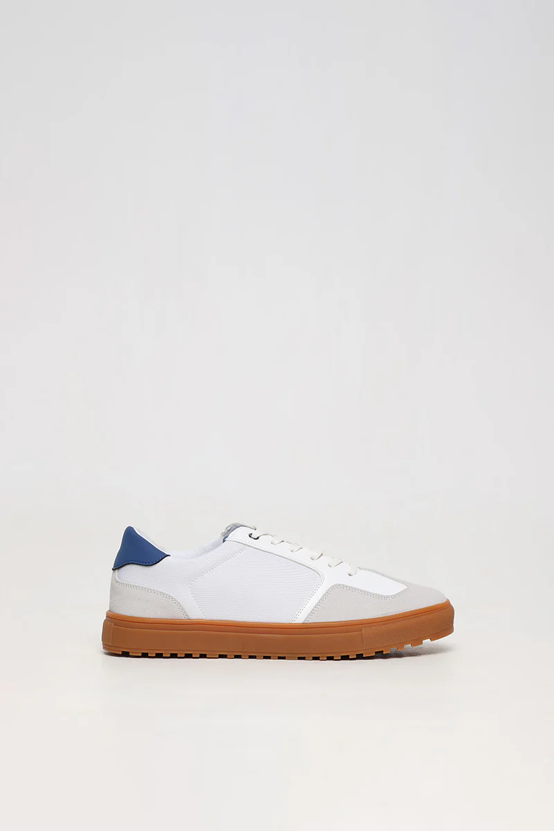 Combined Piece White Sneaker