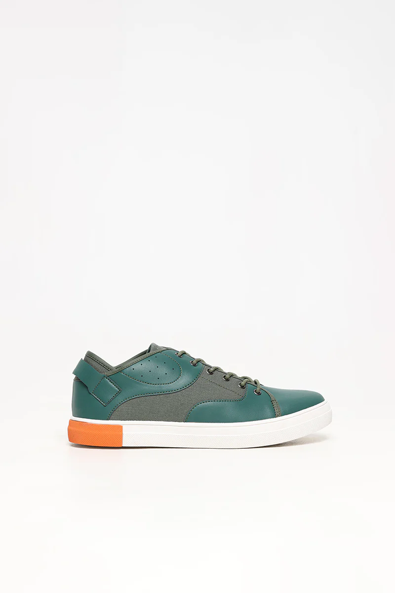Dual Colour Low Top Sneaker