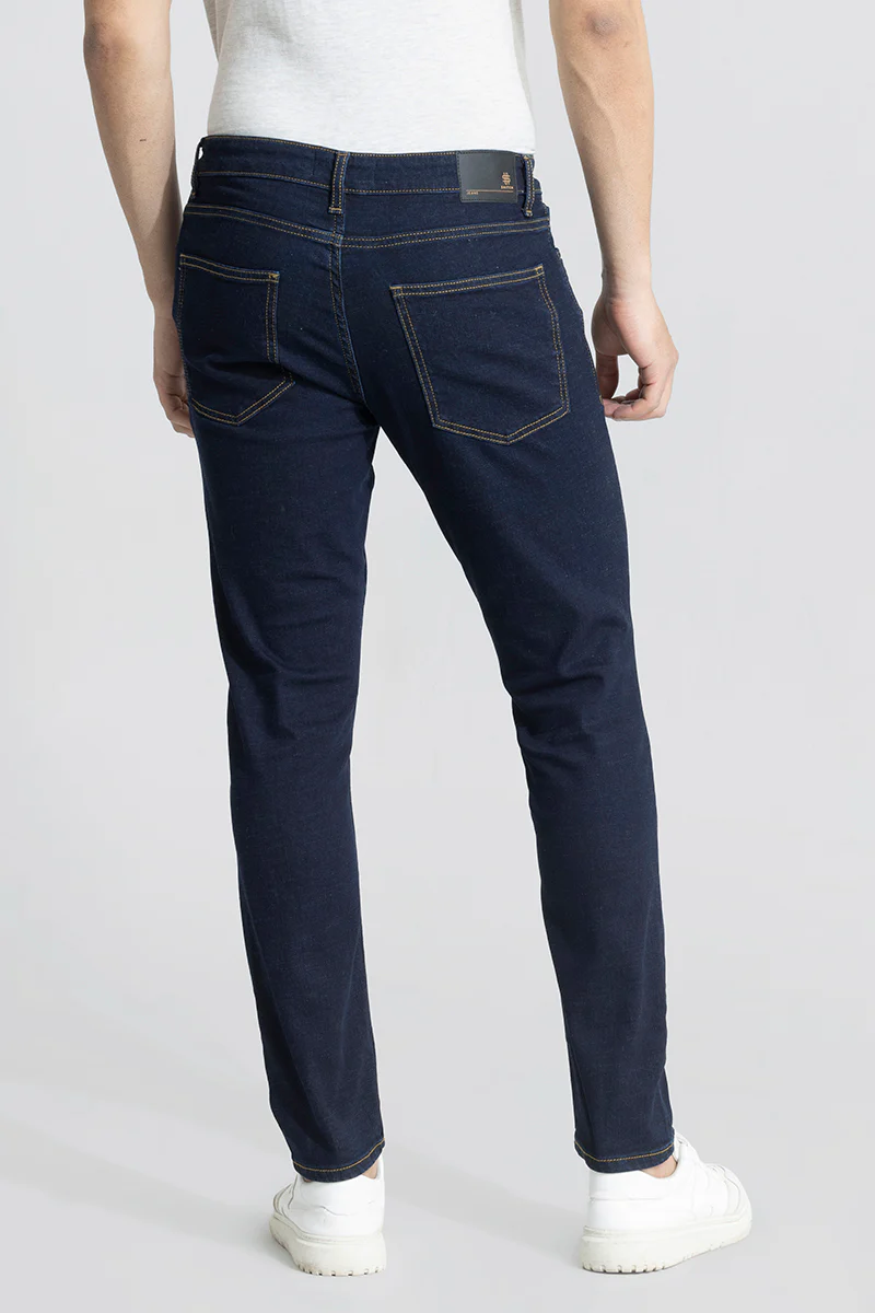 Asmodeus Denim Blue Skinny Fit Jeans 8 Asmodeus Denim Blue Skinny Fit Jeans
