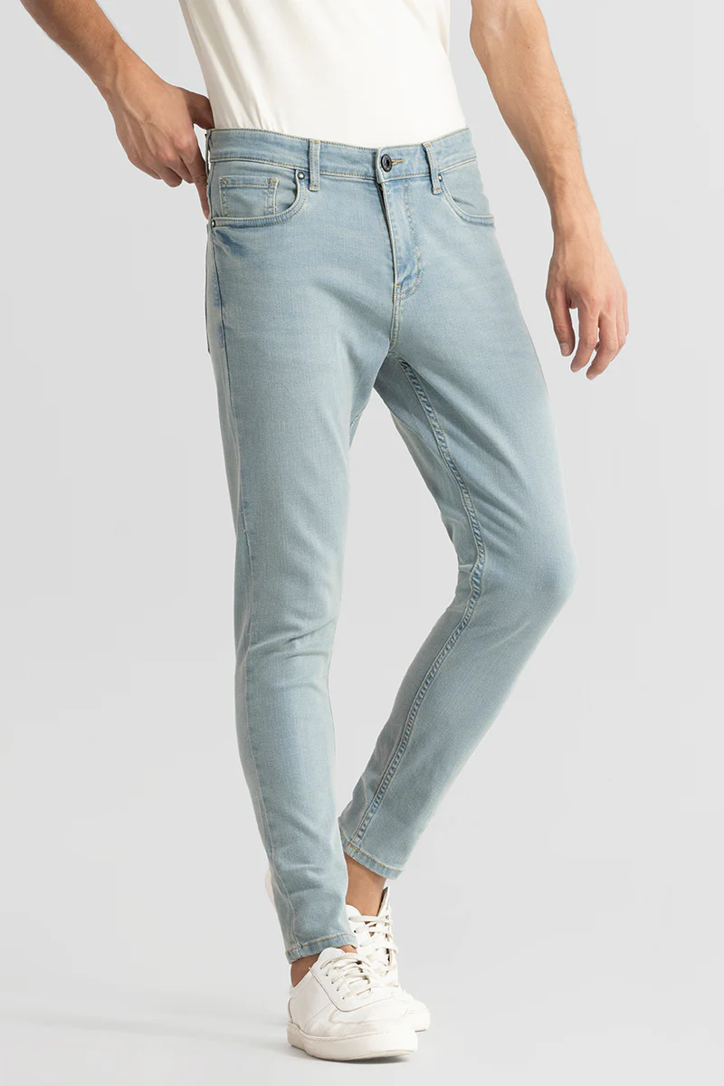 Asher Stone Blue Skinny Jeans